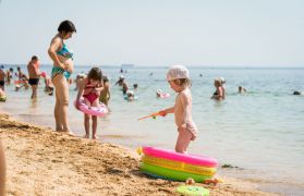 Пдяж для детей в Феодосии